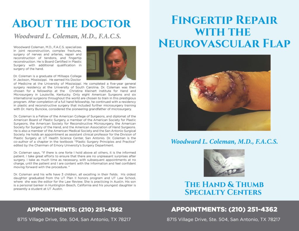 Fingertip Repair with the Neurovascular Flap Pg.1